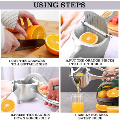 Manual Fruit Juicer Heavy Duty Aluminium Compact