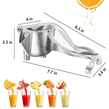 Manual Fruit Juicer Heavy Duty Aluminium Compact
