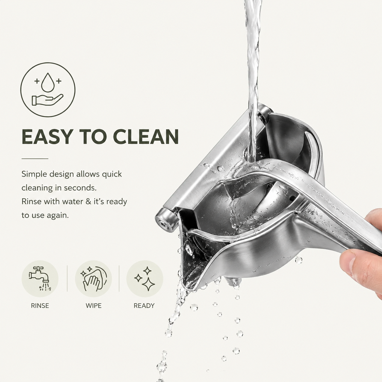 Manual Fruit Juicer Heavy Duty Aluminium Compact